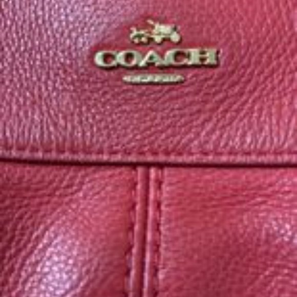 Coach Other Coach Red Leather Hobo Bag Poshmark